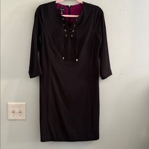 Jones New York dresses black long sleeve dress 4 NWT